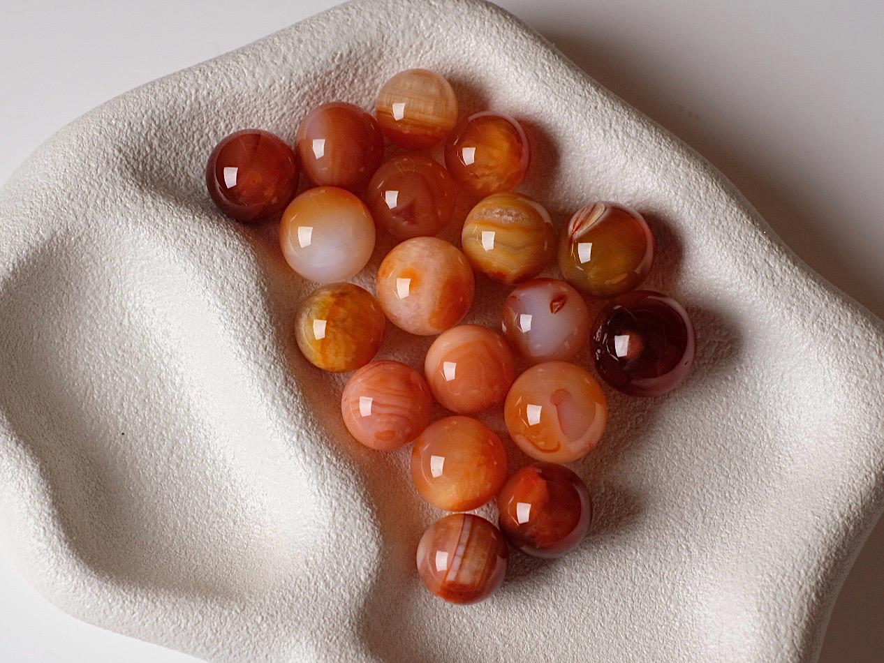 Gorgeous Carnelian Spheres | Carnelian Crystal Sphere | Mini Spheres