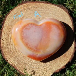Carnelian Hearts Medium #A-D*