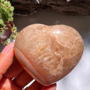 Large Carnelian Heart, Vitality Crystal