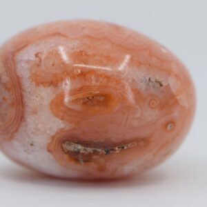 Pink-ish Carnelian Palm Stone