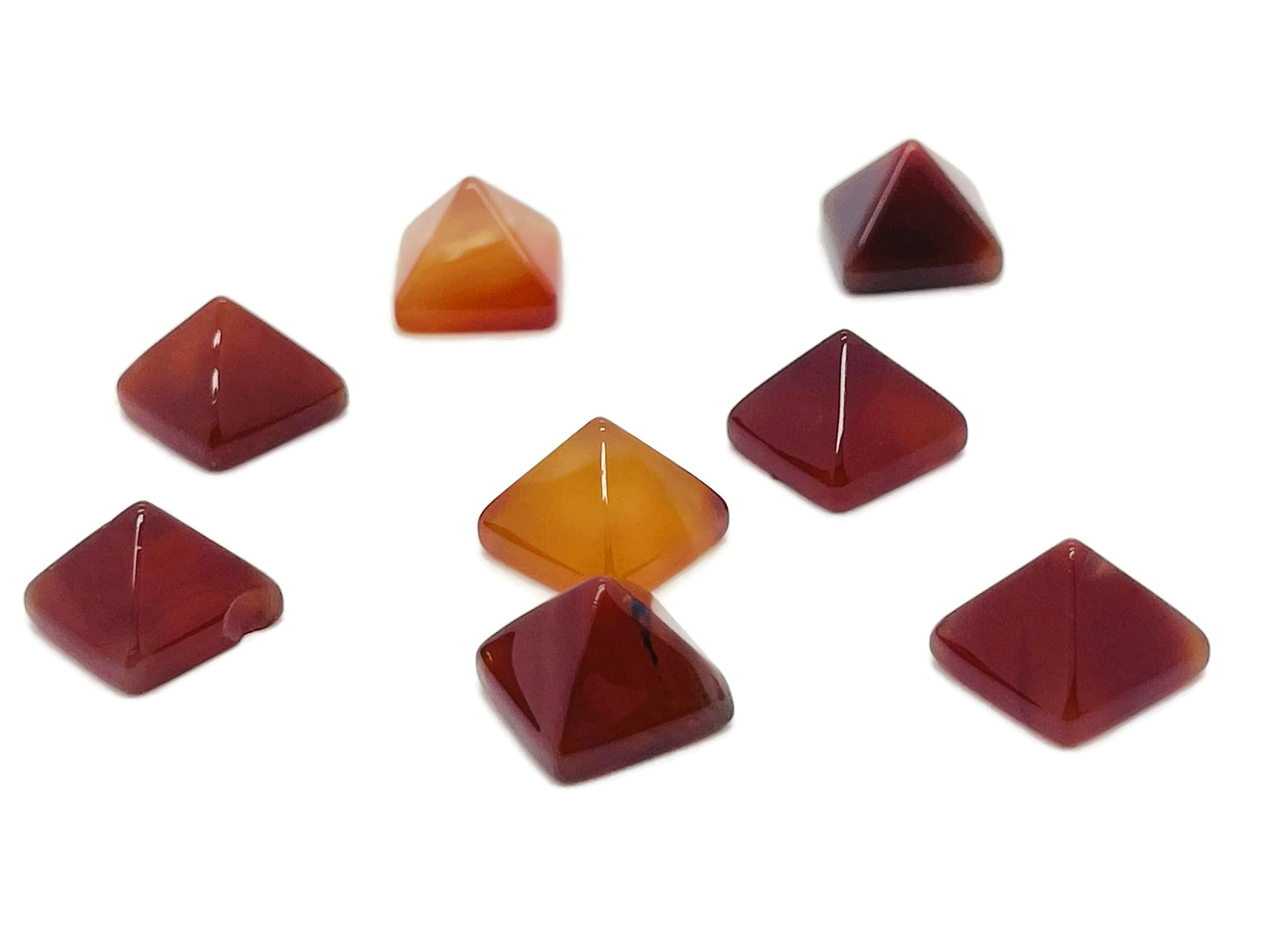 Carnelian Pyramid Crystal – Crystal Pyramid – Healing Crystal – Crystal Gemstone - Py1005
