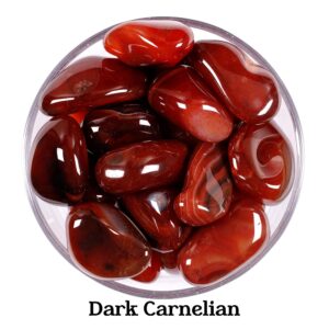 Dark Carnelian Tumbled Stone, Natural Gemstone, Healing Crystal, Motivation, Courage And Passion Crystal, Gift For Aries Taurus