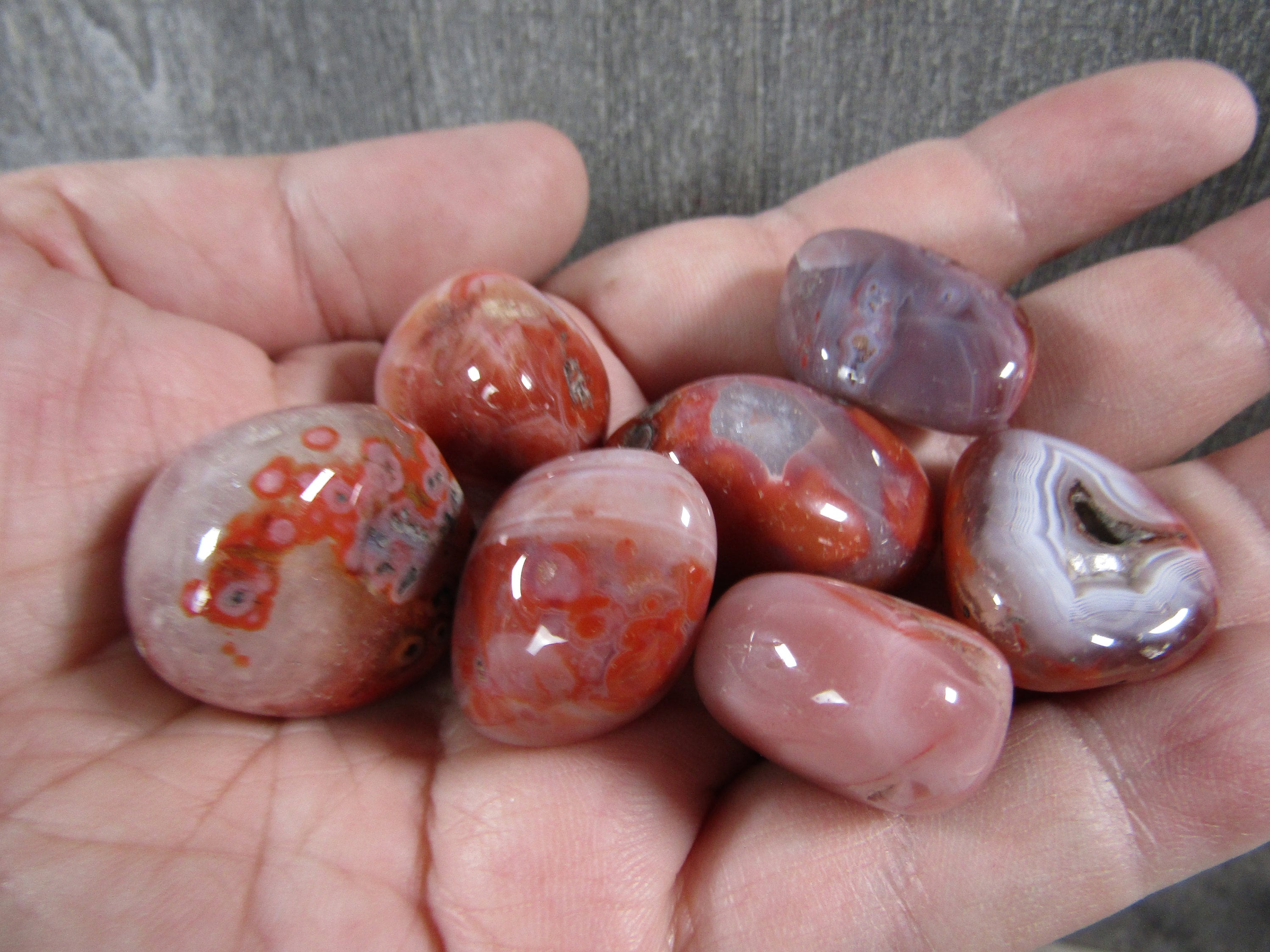 Carnelian Medium  3/4" Tumbled Stone