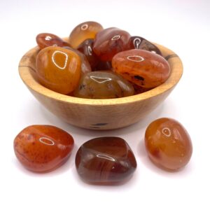 Carnelian Tumbled Stone 15-25mm Virgo