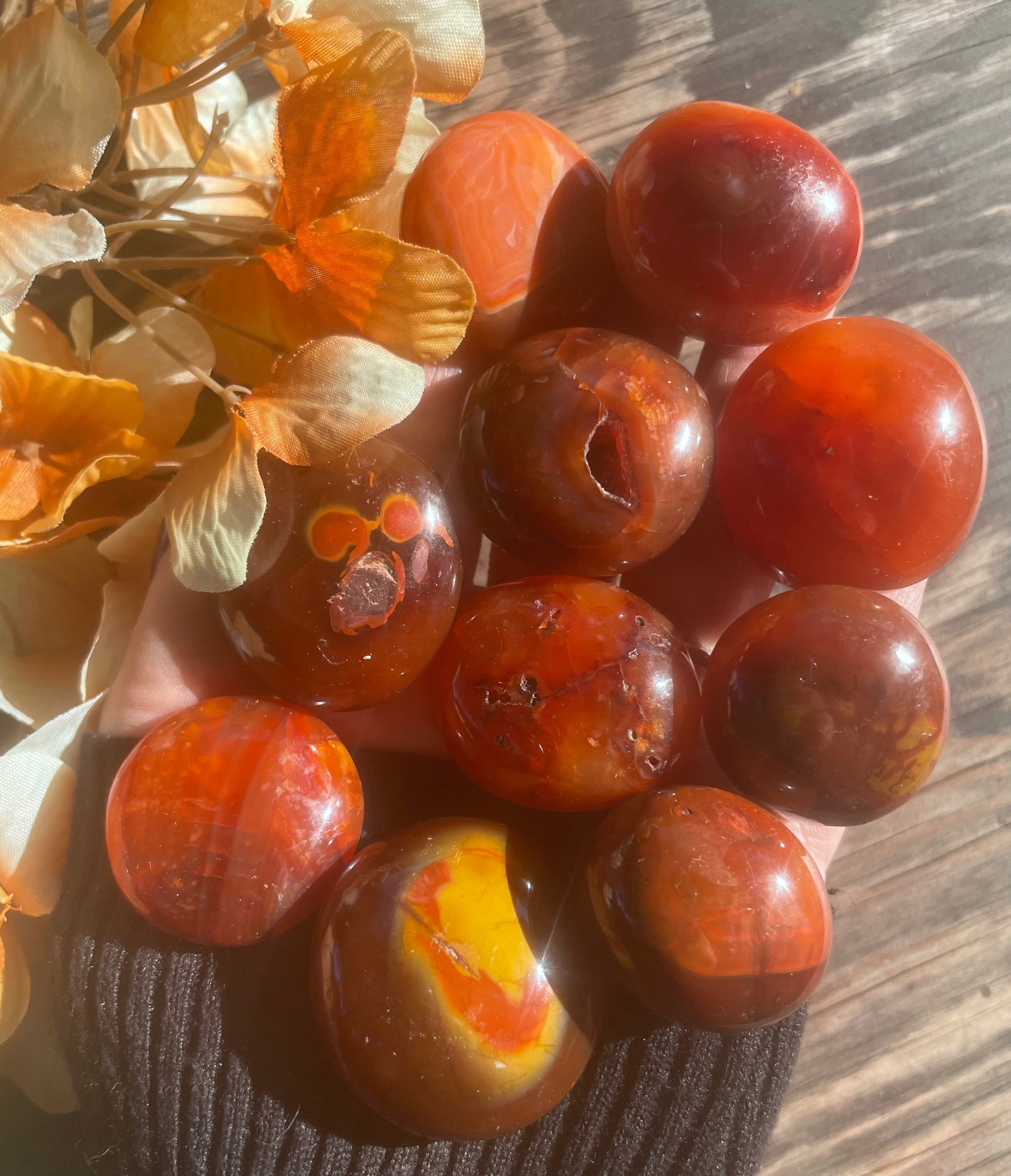 Carnelian, Carnelian Tumble, Qty. 1