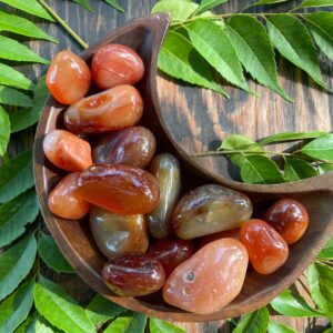 Carnelian, Carnelian Tumble, Qty. 1