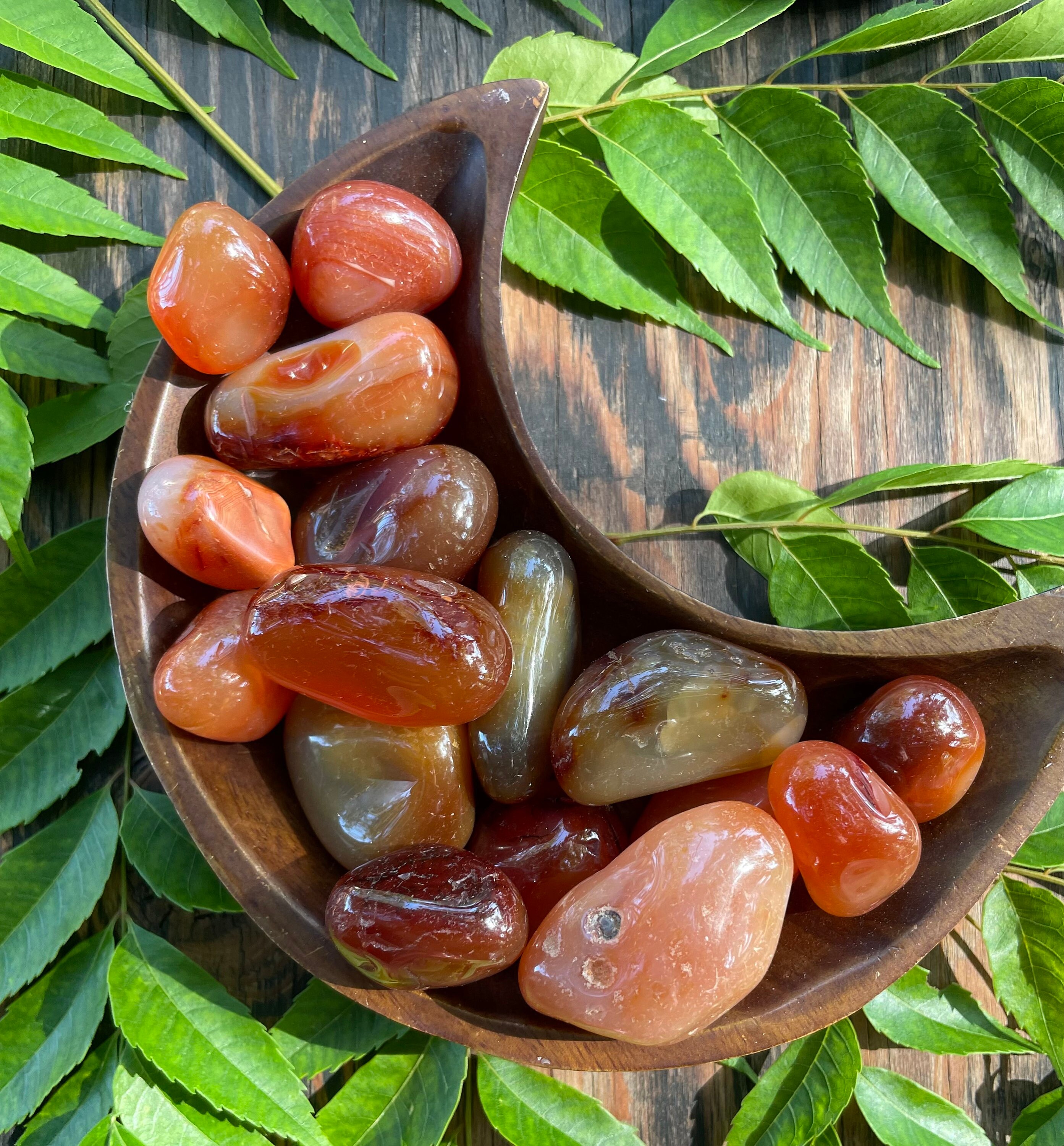 Carnelian, Carnelian Tumble, Qty. 1