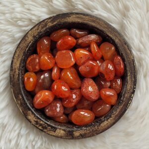 Carnelian Tumble Stones , Ethically Sourced Crystals , tumbled Carnelian, Carnelian Crystal, Sacral Chakra , Crystals , Good Luck Crystals