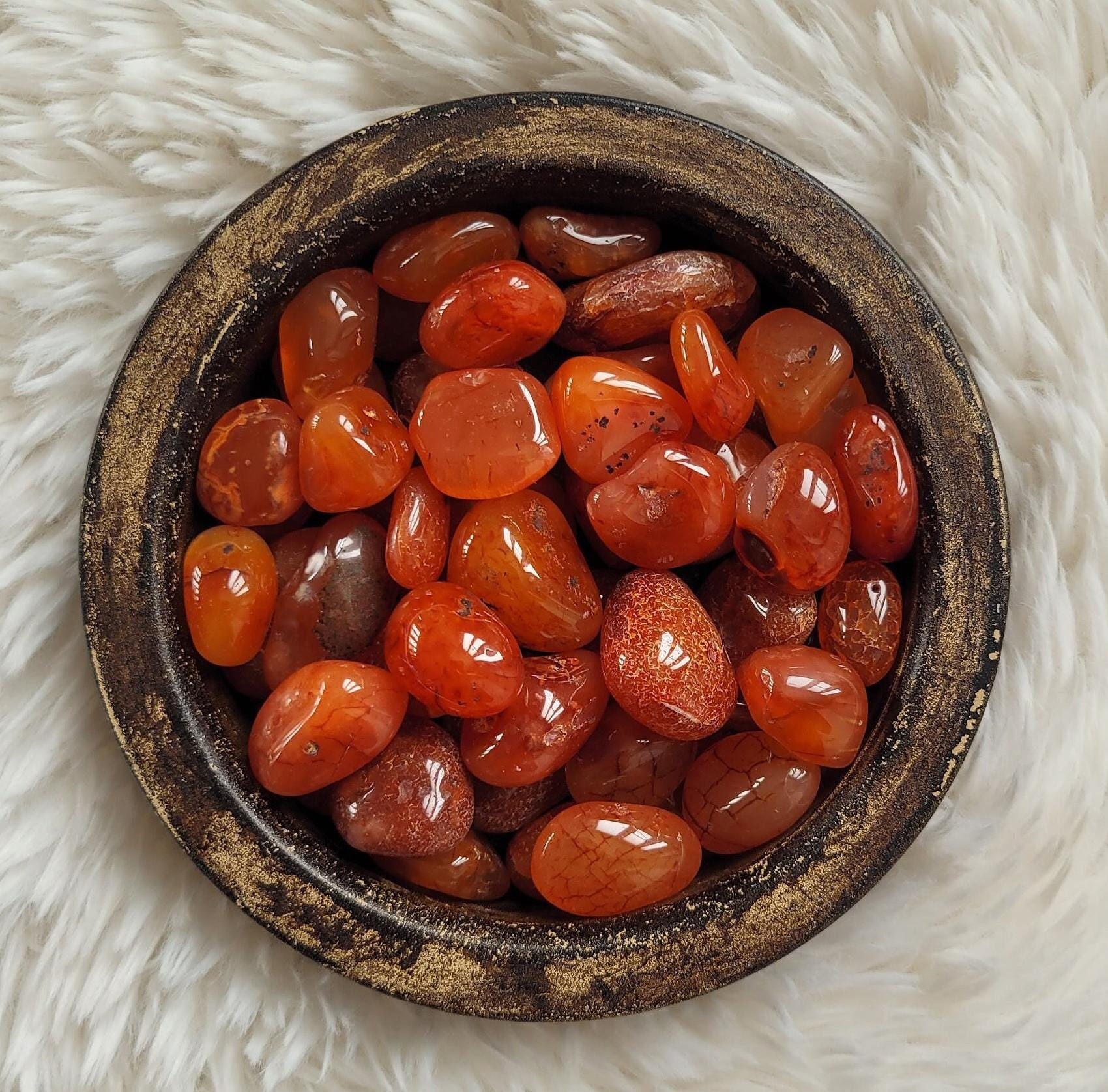 Carnelian Tumble Stones , Ethically Sourced Crystals , Tumbled Carnelian, Carnelian Crystal, Sacral Chakra , Crystals , Good Luck Crystals