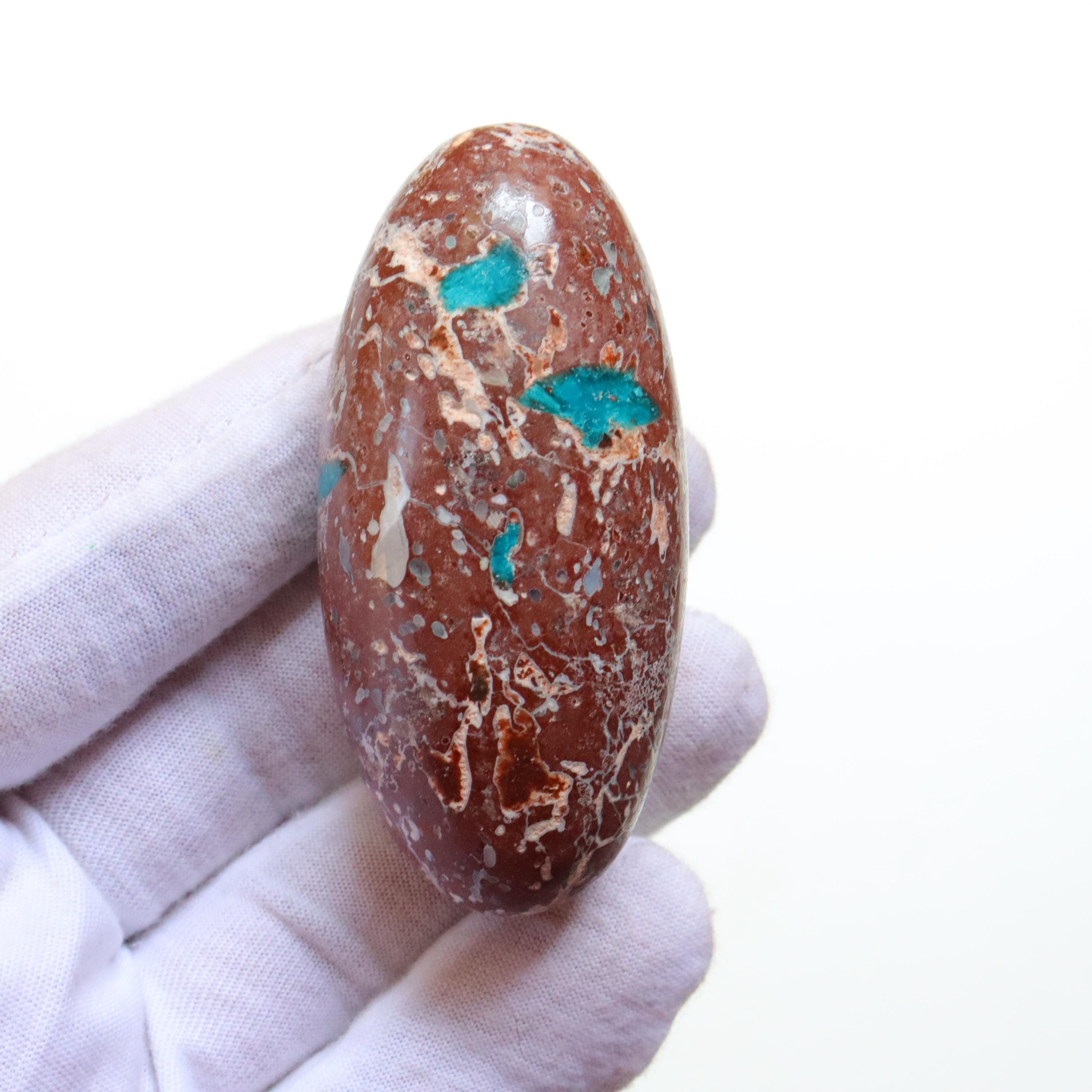 Natural Cavansite Shiva Lingam Stone, Indian Specimen, Aaa++ Quality
