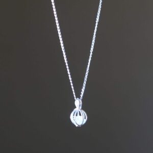 Celestite Necklace Frozen In Time Sterling Silver Celestite Necklace Frozen In Time Sterling Silver