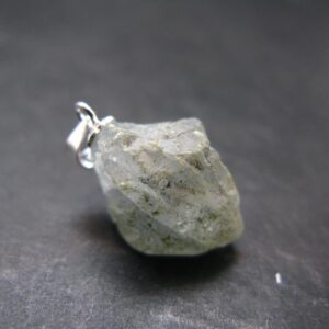 Natural Blue Celestite Celestine 925 Silver Pendant From Madagascar - 0.9" - 3.88 Grams Natural Blue Celestite Celestine 925 Silver Pendant From Madagascar - 0.9" - 3.88 Grams