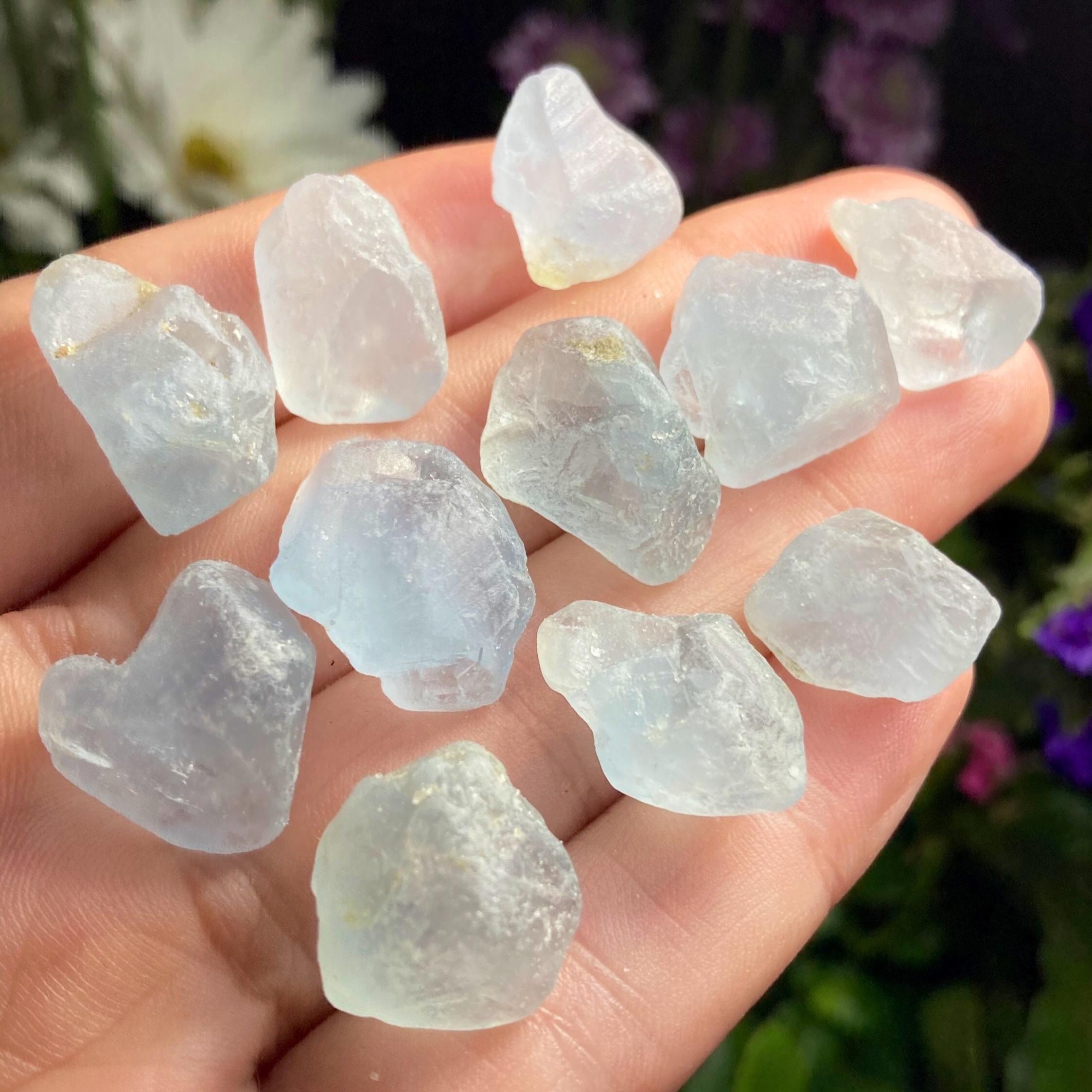 Raw Blue Celestite Crystal: Madagascar Celestite Specimens