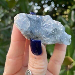 Celestite, Celestite Cluster, 2.9”