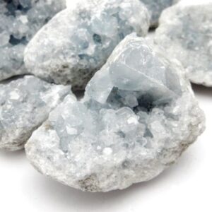 Raw Celestite Cluster - Madagascar, High Vibration Stone