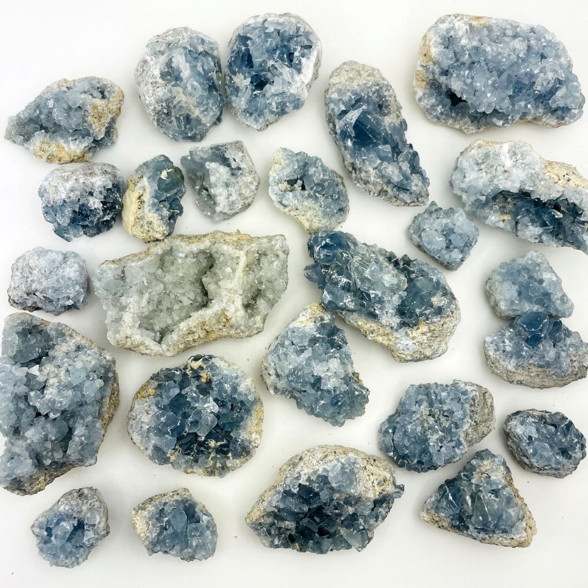 Celestite Crystals - You Choose Size Crystal Clusters Natural Stone