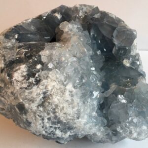 Large Celestite Crystal Cluster Geode: Angel Stone, Healing Crystal