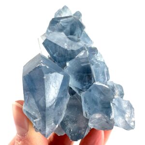 Celestite , Natural Blue Crystal, Mineral Specimen From Madagascar