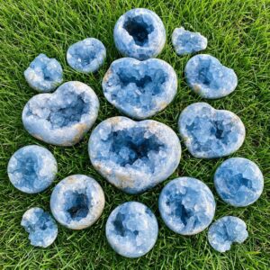 Natural Celestite Cluster, Choose Weight