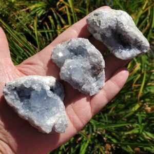 Natural Celestite Cluster, Rough Celestite for Crown Chakra Work, High Vibration Celestite Crystal Cluster, Angel Communication