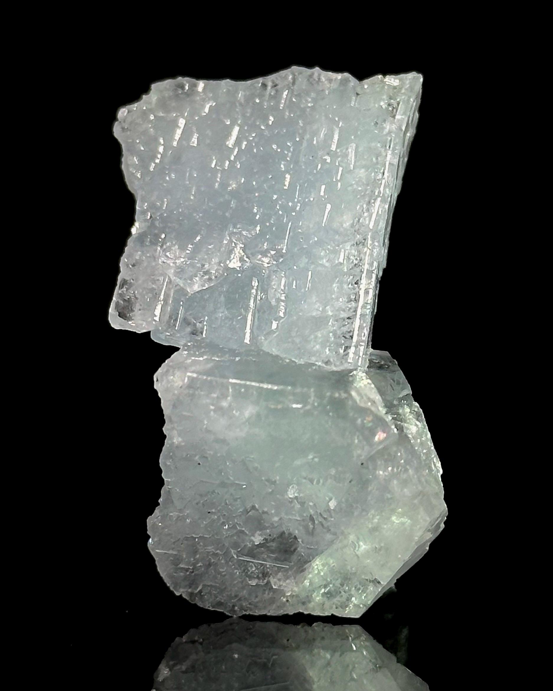 Blue Celestite Crystal Cluster | Mineral Specimen From South Africa
