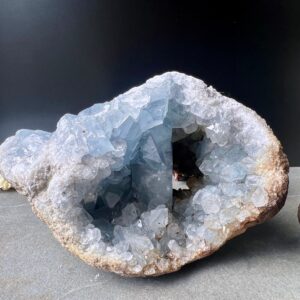 Xl Blue Celestite Cluster 1160 Grams Raw Blue Celestine Druzy Geode From Madagascar