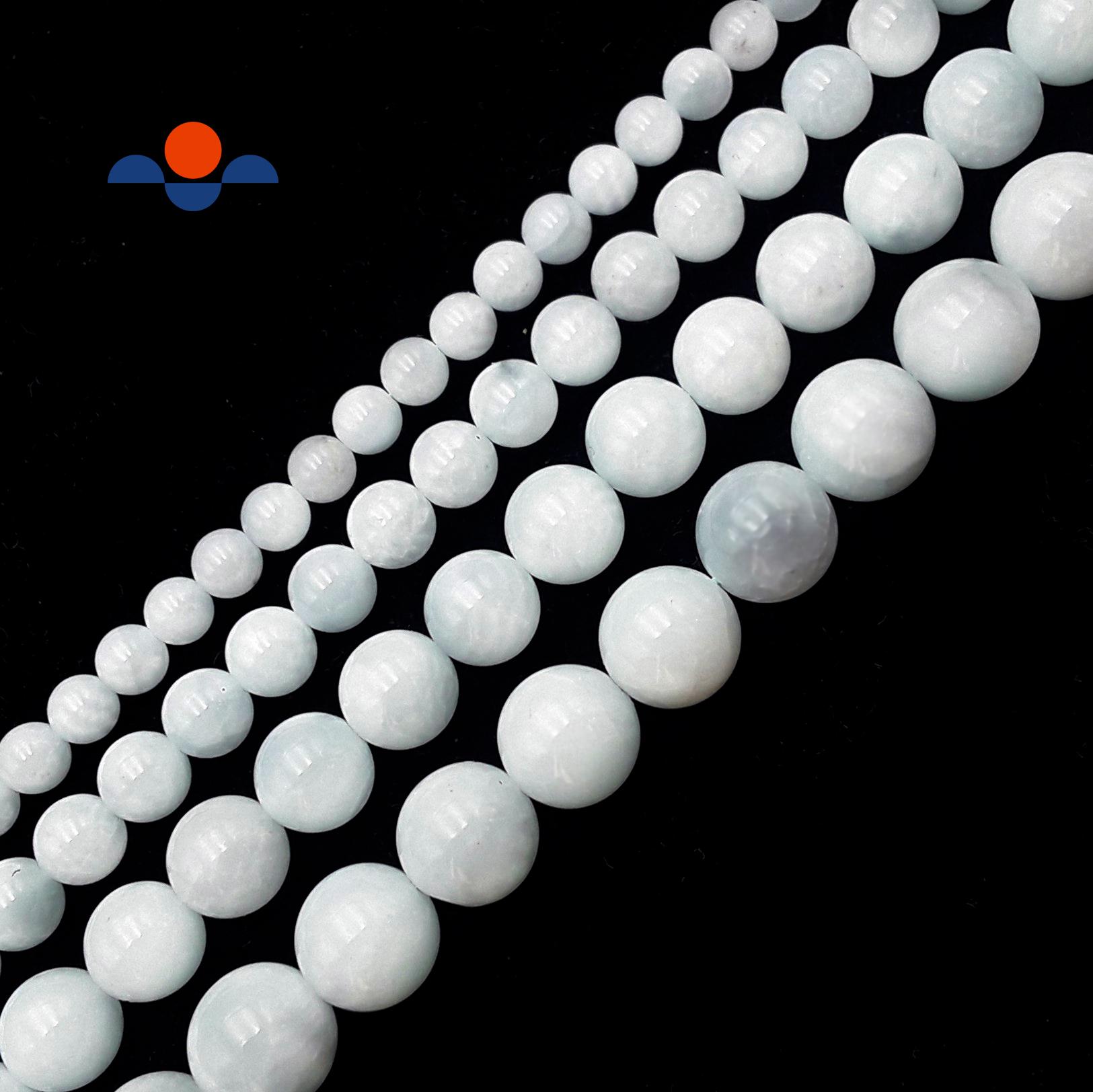 Light Blue Chatoyant Celestite Smooth Round Beads 6mm 8mm 10mm 12mm 15.5" Strand Light Blue Chatoyant Celestite Smooth Round Beads 6mm 8mm 10mm 12mm 15.5" Strand