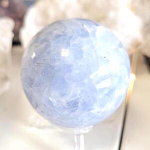 Celestite Crystal Sphere • Ethically Sourced