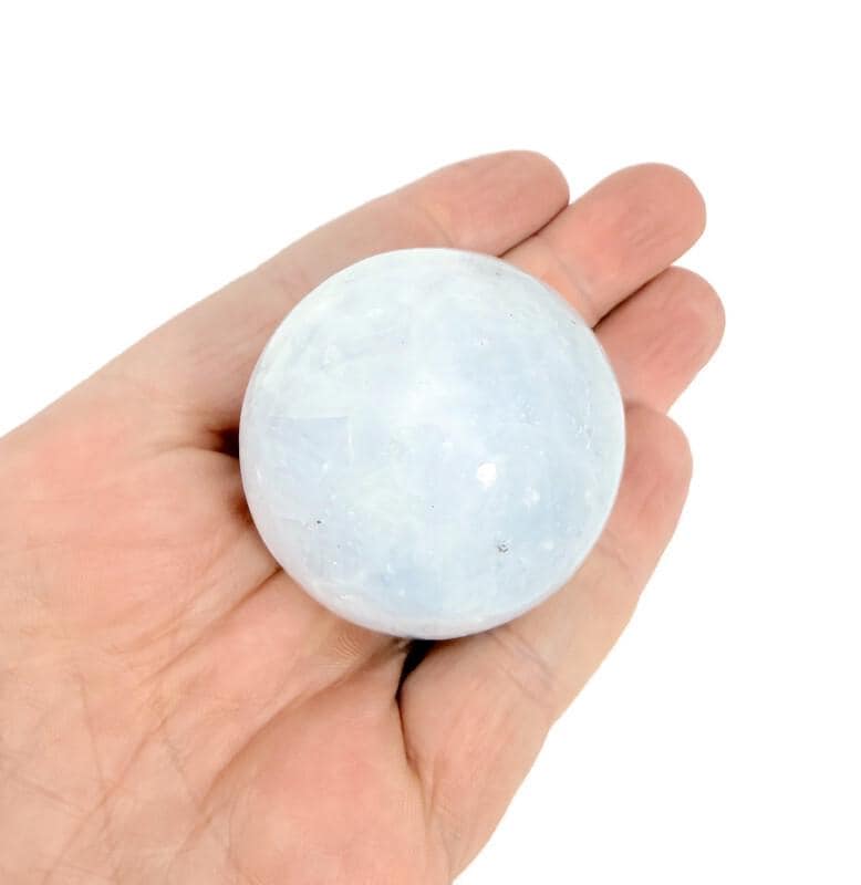 Celestite Sphere Stone Aaa+ – Crystal Ball – Crystal Decor – 40-50mm - Ba1077