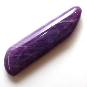 17.540 Carats Charoite Cabochon Bright Purple Lovely Quality Chatoyant Schiller Designer One Of A Kind Unique Jewelry Ring Pendant