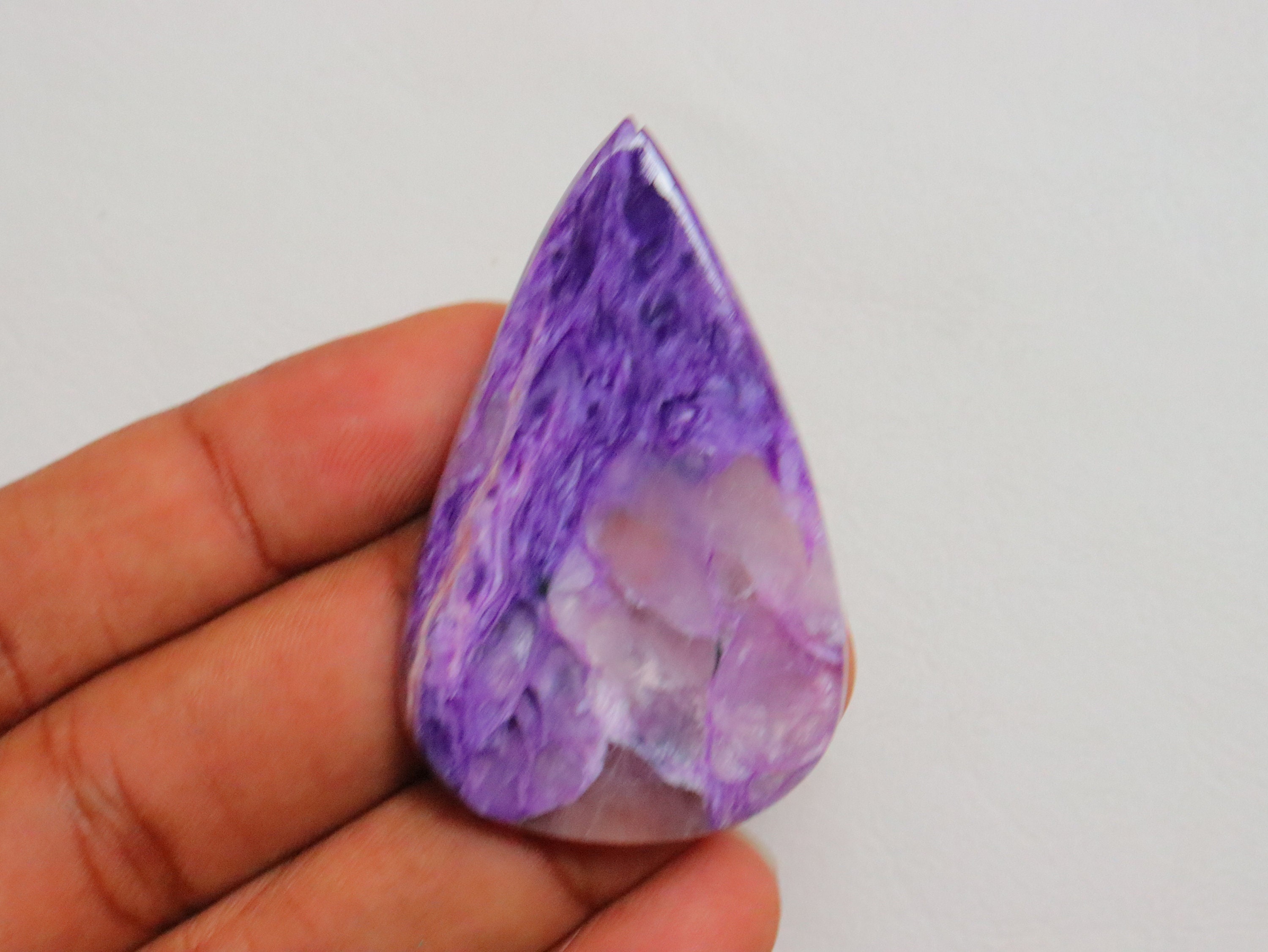 Big Size Unique Charoite Cabochon, Natural Charoite Cabochon, Loose Stone, Charoite Stone, Charoite Stone For Jewelry, Healing Gemstone.