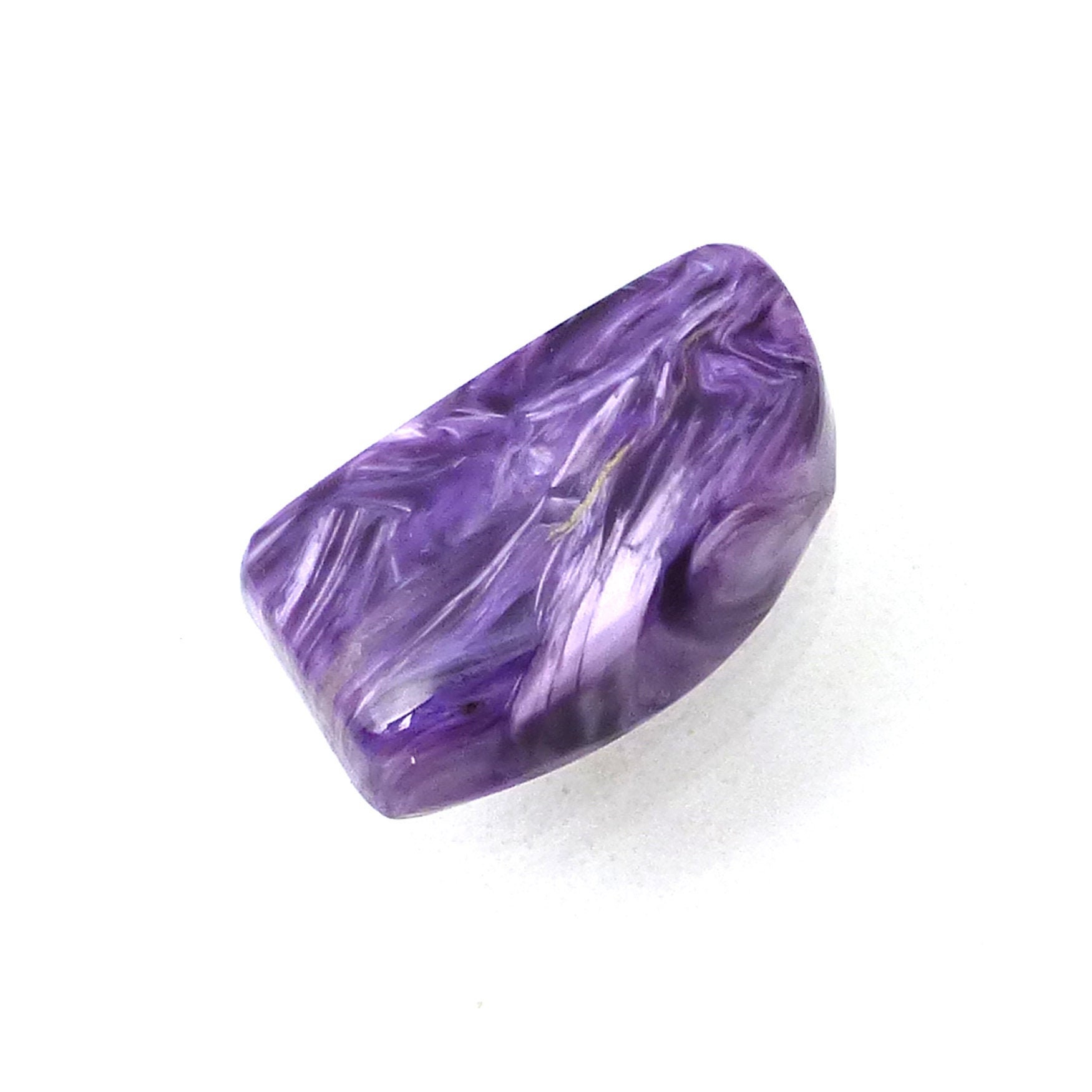 Charoite Cabochon Free Form Bright Purple Lovely Quality Chatoyant Schiller Designer One Of A Kind Unique Jewelry Ring Pendant