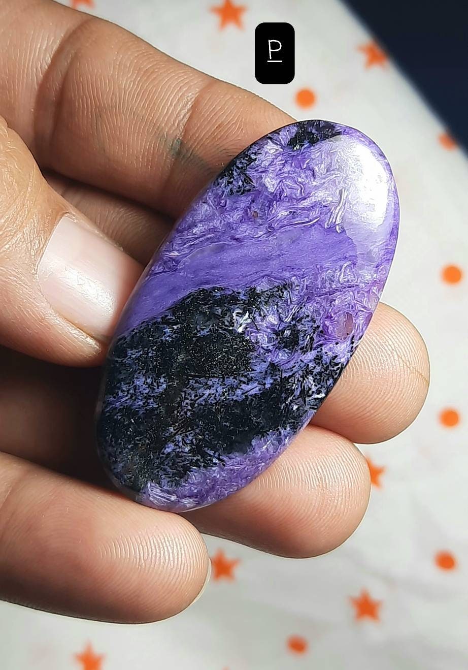 Natural Charoite Cabochon Gemstone: Mix Shape,healing Crystal Meditation Jewelry Stress Blood Pressure Pain Relief Ring Pendent Carving Art.