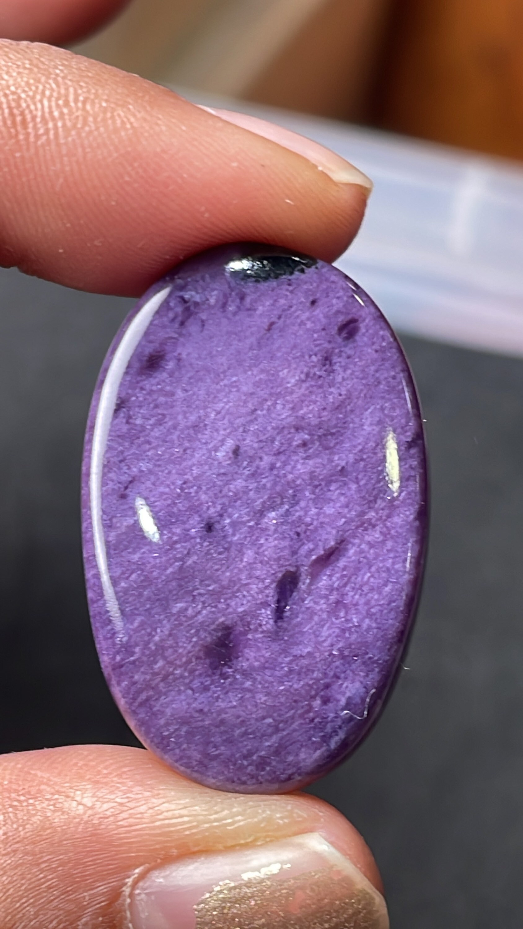 Natural Charoite Oval Cabochon Size- 20/30 Mm Purple Stone Cabochon, Handmade Gemstone Charoite Jewellery For Sale Natural Charoite Oval Cabochon Size- 20/30 Mm Purple Stone Cabochon, Handmade Gemstone Charoite Jewellery For Sale