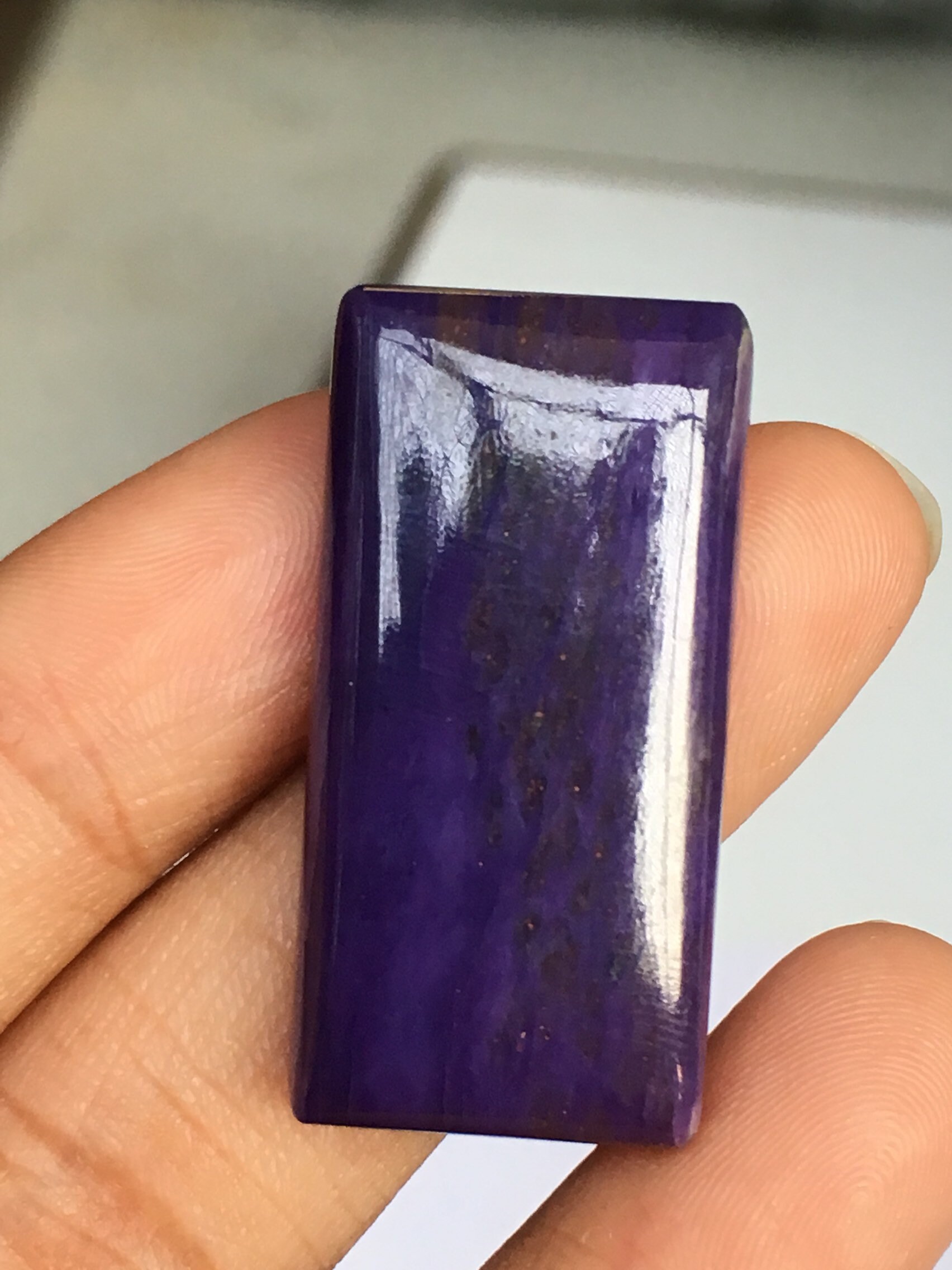 New Brand Gorgeous Natural Charoite Smooth Flat Back Cabochons, 16/32 Mm Approx, Charoite Stone An Amazing Item For Jewelry Making Craft