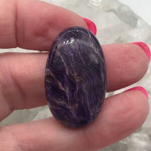 Oval Charoite Cabochon 34.00CT