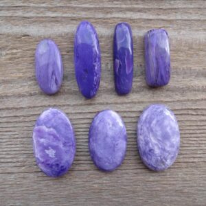 Charoite Cabochon, Purple Charoite Cabochon, Gemstone Cabochon, Natural Gemstone Cabochon, Long Cabochon, Gem Cabs For Jewelry Making