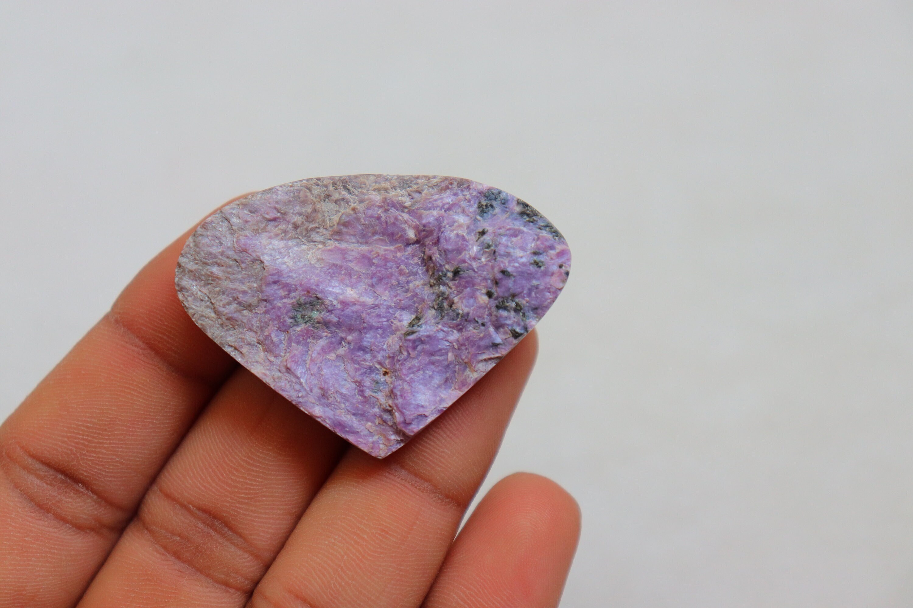Unique Charoite Druzy Cabochon, Natural Charoite Druzy Cabochon, Loose Stone, Charoite Stone, Charoite Stone For Jewelry, Healing Gemstone.