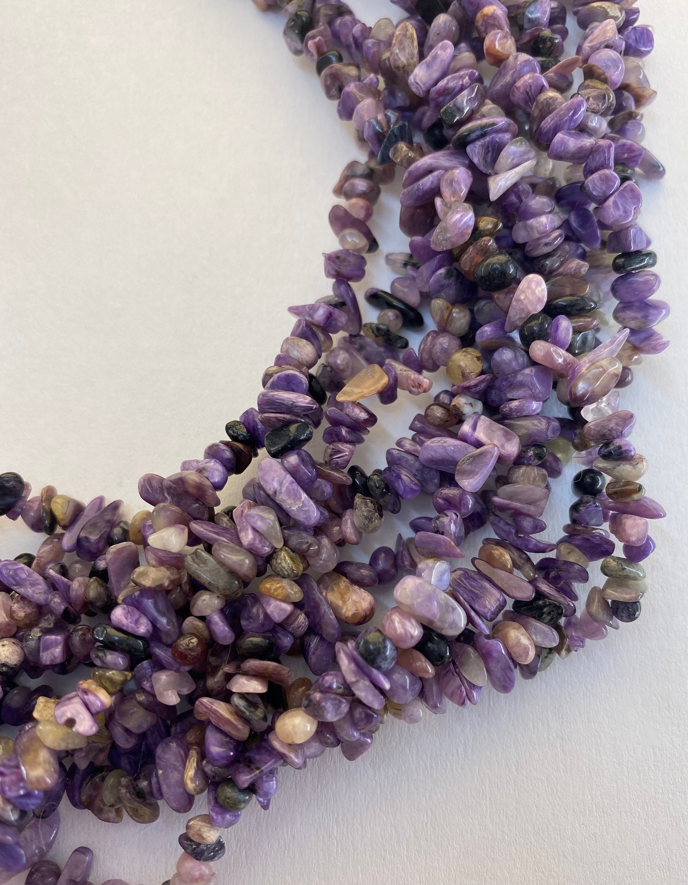 3-5mm Russian Charoite Gemstone Chips. 36” Strand Of Purple Charoite Chips. Metaphysical Stone For Transformation. 3-5mm Russian Charoite Gemstone Chips. 36” Strand Of Purple Charoite Chips. Metaphysical Stone For Transformation.