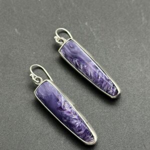 Charoite Artisan Earrings