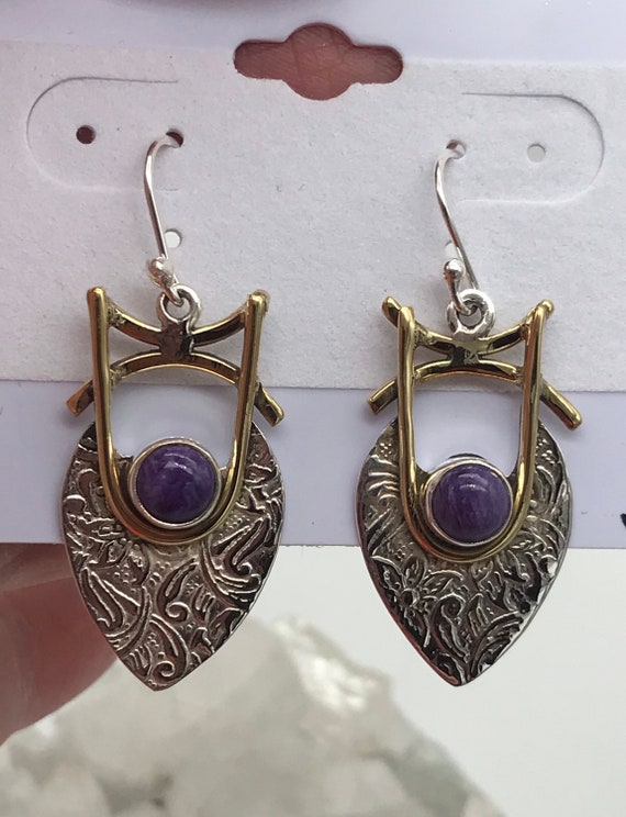 Charoite Earrings
