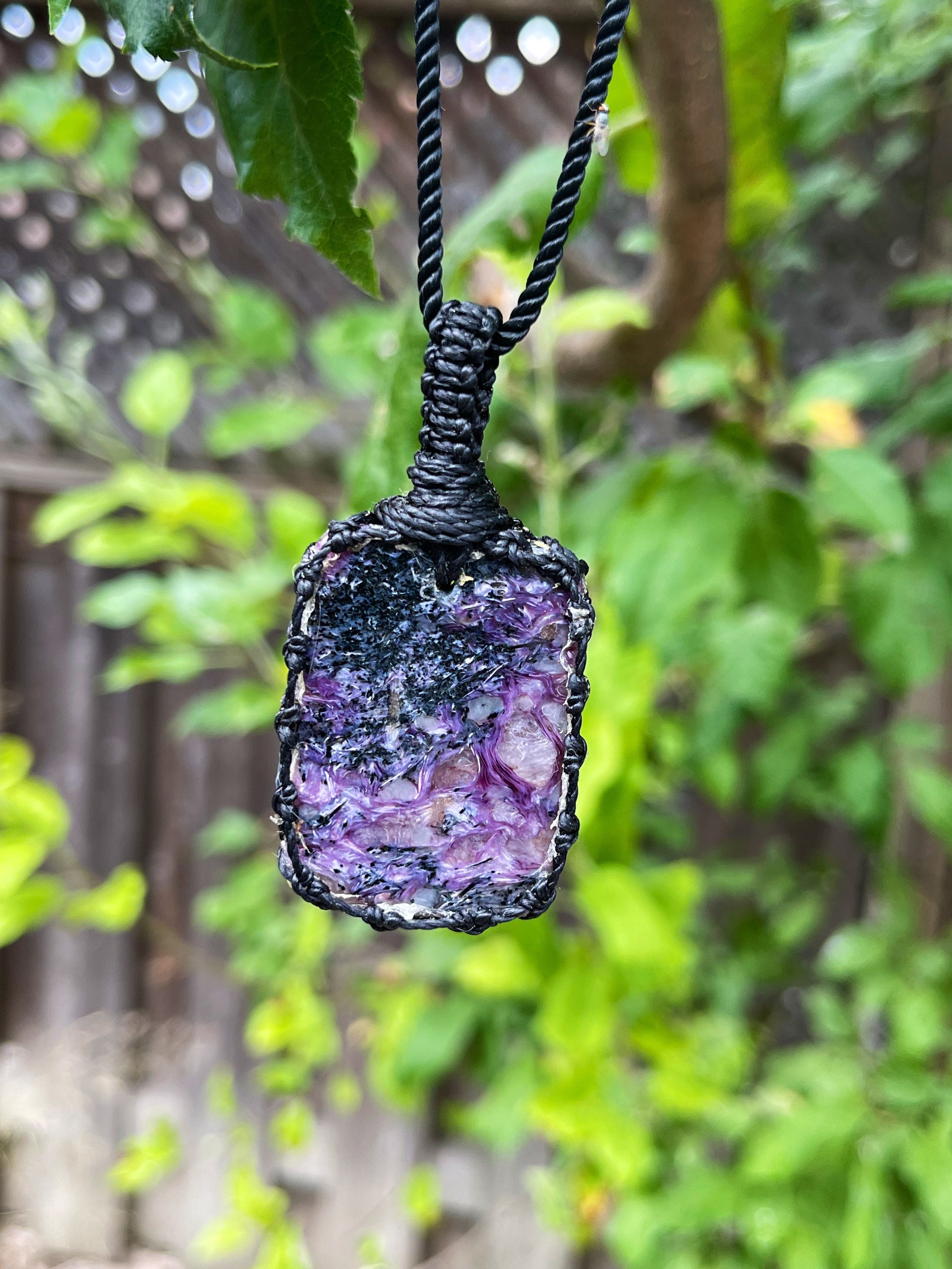 Charoite Necklace For Women, Charoite Jewelry Handmade, Russian Stone Necklace Men, Spiritual Necklace For Mom, Macrame Necklace For Men, Charoite Necklace For Women, Charoite Jewelry Handmade, Russian Stone Necklace Men, Spiritual Necklace For Mom, Macrame Necklace For Men,