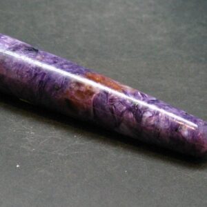 A Grade Charoite Wand From Russia - 3.3" - 47.6 Grams A Grade Charoite Wand From Russia - 3.3" - 47.6 Grams