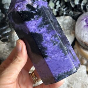 Large Charoite Tower