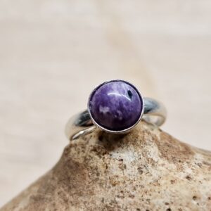 Minimalist Purple Charoite Ring. 925 Sterling Silver Rings For Women. Reiki Jewelry. Violet Flame Ring. Adjustable Ring Uk. 8mm Stone Minimalist Purple Charoite Ring. 925 Sterling Silver Rings For Women. Reiki Jewelry. Violet Flame Ring. Adjustable Ring Uk. 8mm Stone