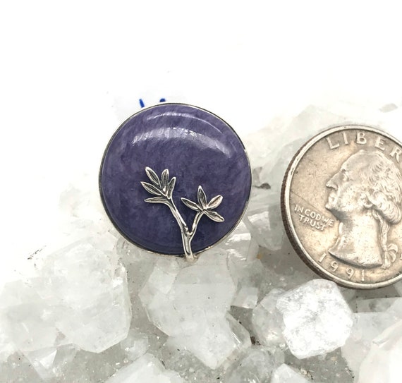 Charoite Ring, Size 7 1/2
