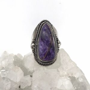 Charoite Ring, Size 8 1/2 Charoite Ring, Size 8 1/2