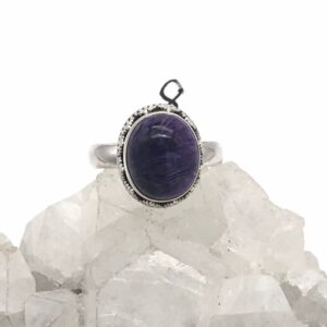 Charoite Ring, Size 8 Charoite Ring, Size 8