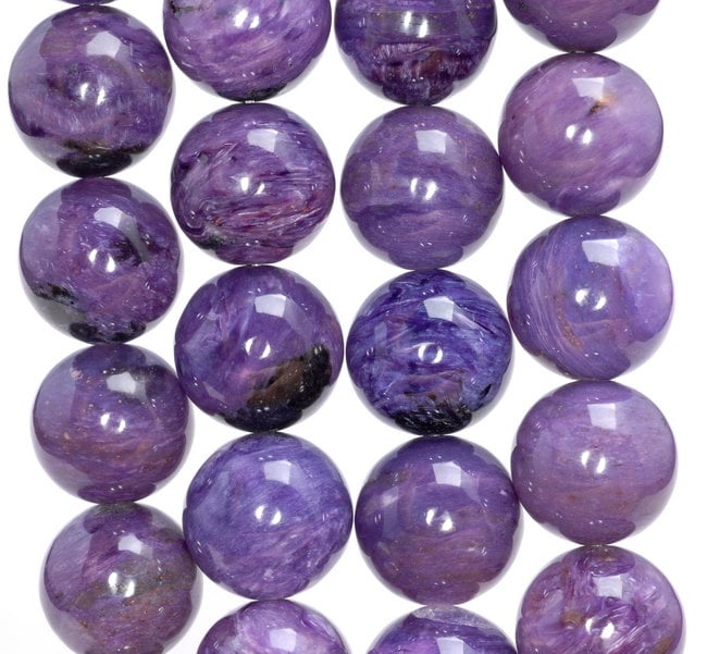 14mm Genuine Charoite Gemstone Grade Aaa Round Loose Beads 8 Inch Half Strand (80004117-a175) 14mm Genuine Charoite Gemstone Grade Aaa Round Loose Beads 8 Inch Half Strand (80004117-a175)