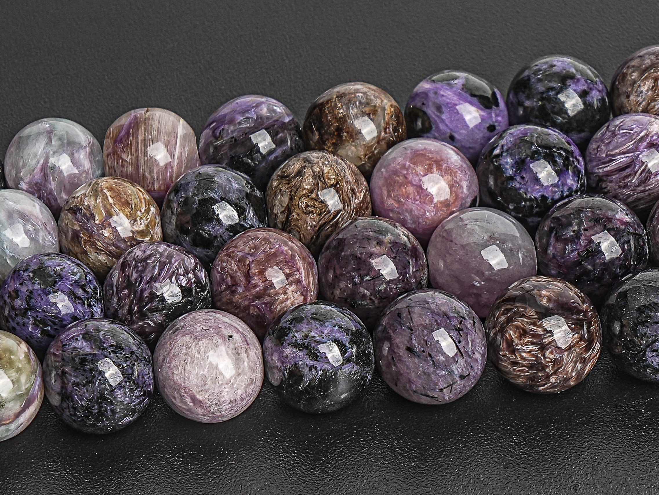 Purple Black Brown Charoite Beads Genuine Natural Grade A+ Gemstone Round Loose Beads 6mm 8mm 10mm Bulk Lot Options Purple Black Brown Charoite Beads Genuine Natural Grade A+ Gemstone Round Loose Beads 6mm 8mm 10mm Bulk Lot Options